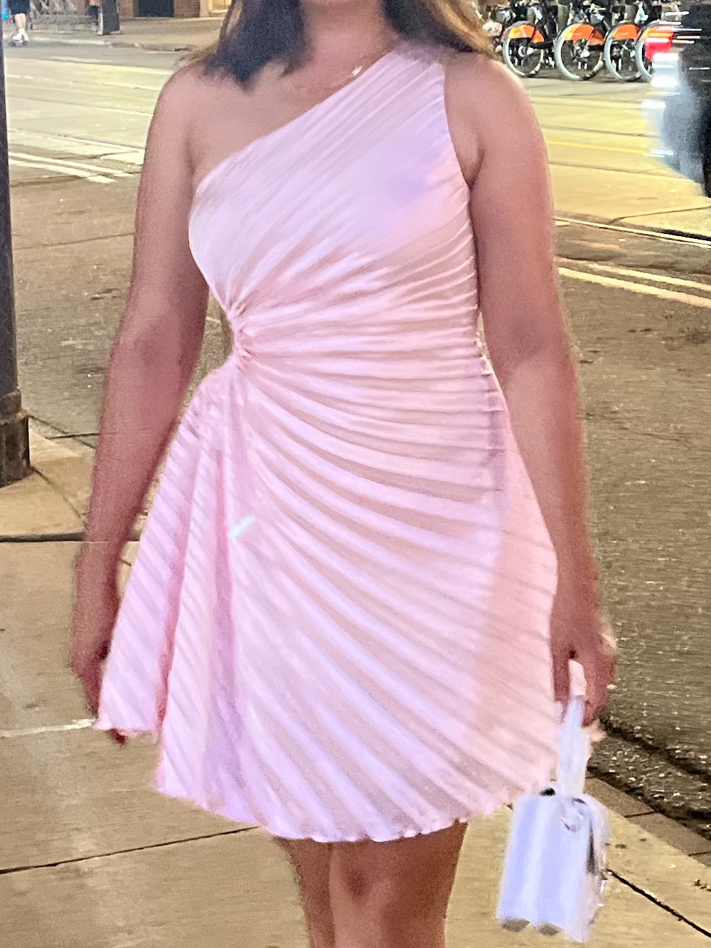 Sleeveless Pink Ruched Mini Dress - Chic Evening Wear